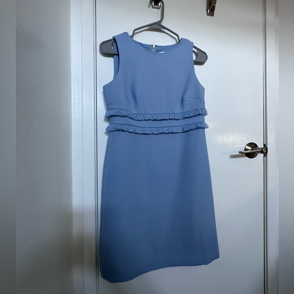 Eliza J 2P baby blue tassel dress